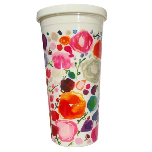 KATE SPADE Insulated Floral Tumbler with NO Straw - Picture 7 of 11